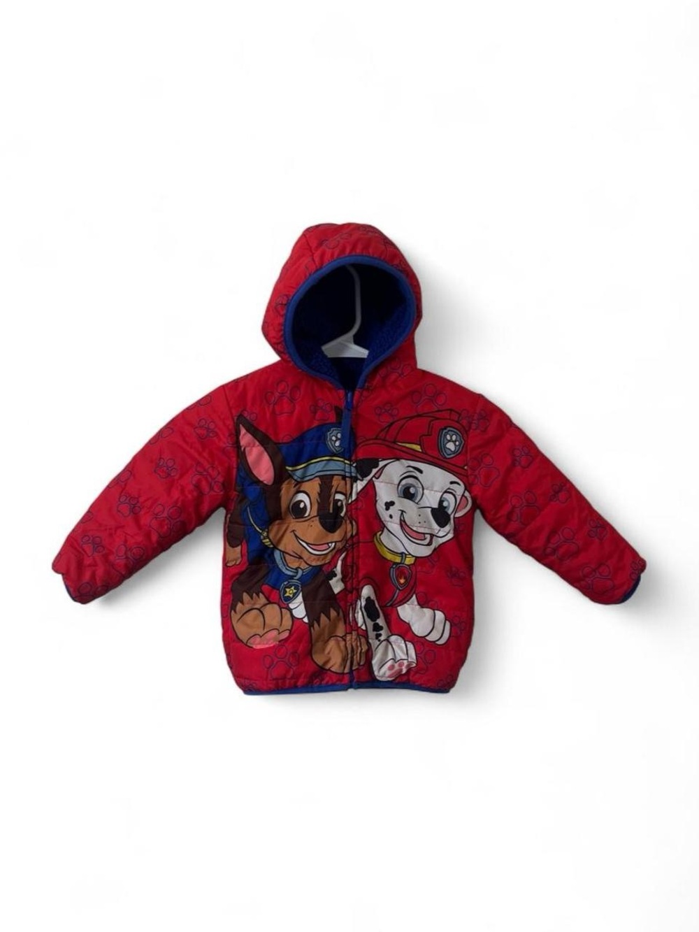 Toddler Boy 2T Paw Patrol Quilted Puffer Winter Jacket Toddler Coat Hood Zip Up